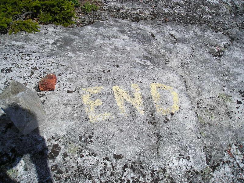 Meader (13).JPG - This path has an official end. I guess my hiking days are done now that I've found the end of the trail. What else is there to explore?